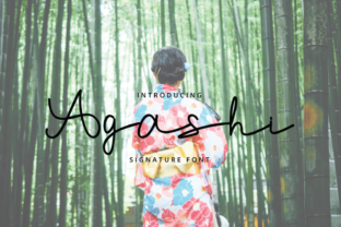 Agashi: A Script Font That Elevates Campaigns