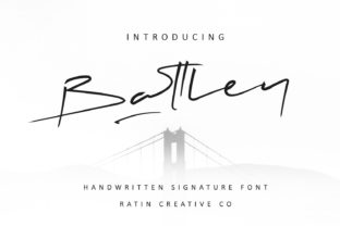 Battley: A Handwritten Font with Style