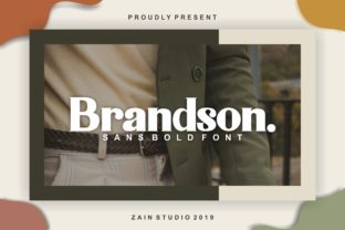 Brandson: A Bold Serif Font for Creative Projects