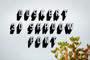 DuskerT: A Bold Font for Creative Projects
