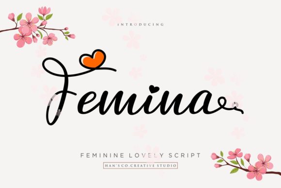 Femina: A Script Font for Creative Campaigns