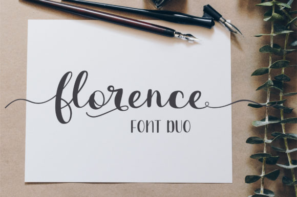 Florence Duo: A Font That Elevates Your Brand