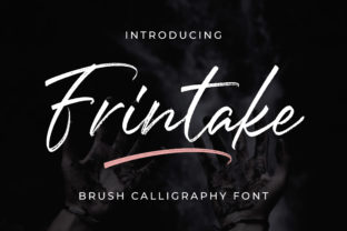 Frintake: A Brush Calligraphy Font for Crafters