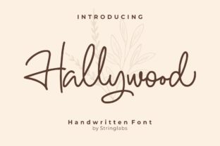 Hallywood Font for Web Design