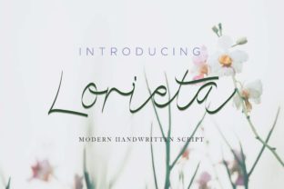 Lorieta: A Script Font for Creative Makers