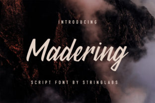 Madering: A Classic Script Font for Designers