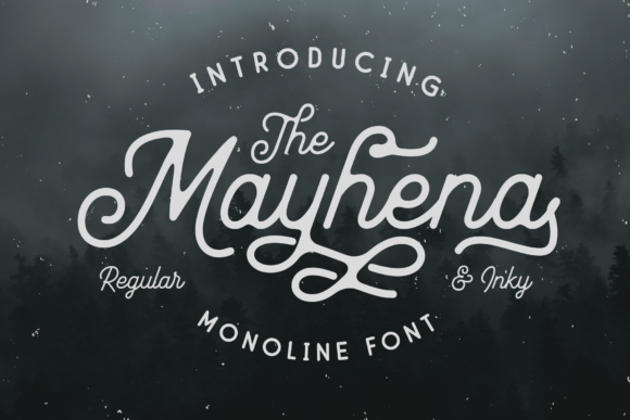 Mayhena is a connected monoline font with a vintage style that adds a touch of elegance to any digital project. As a web designer, I often find myself searching for the perfect typeface that can elevate a design without overpowering it. Mayhena fits this need perfectly, offering a unique blend of handcrafted charm and modern usability.