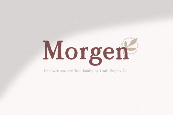 Morgen: A Timeless Serif Font for Creative Projects