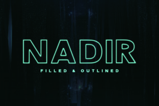 Nadir: A Bold Sans Serif Font
