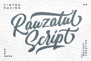 Rauzatul: A Script Font for Professional Branding