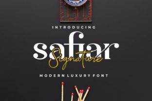 Safiar: A Bold Script Font for Creative Design