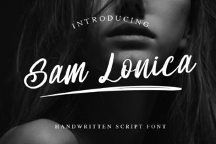 Sam Lonica: A Stylish Script Font