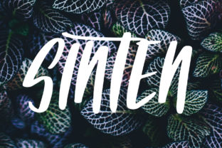 Sinten: A Bold Script Font for Impactful Design