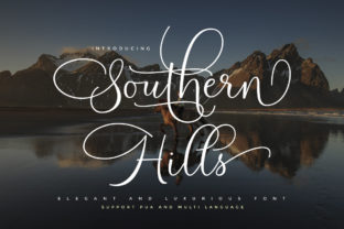 Southern Hills Font for Editorial Design