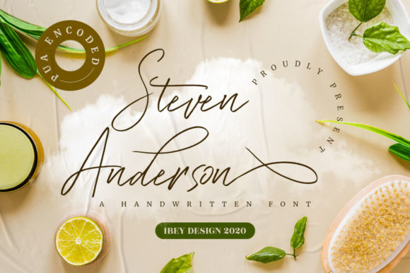 Steven Anderson: A Luxurious Script Font