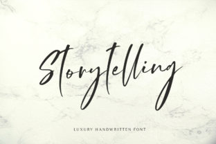 Storytelling: A Luxurious Script Font